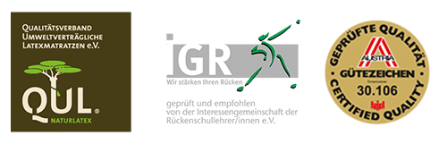 QUL-, iGR-Logo und Austria-Gütezeichen