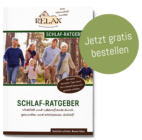 Relax Schlafratgeber kostenlos bestellen bei der Schreinerei Bauereiß