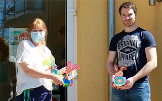 Osterhasen-Aktion für Kinder & Senioren in schwierigen Zeiten